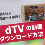 dTVの動画ダウンロード方法